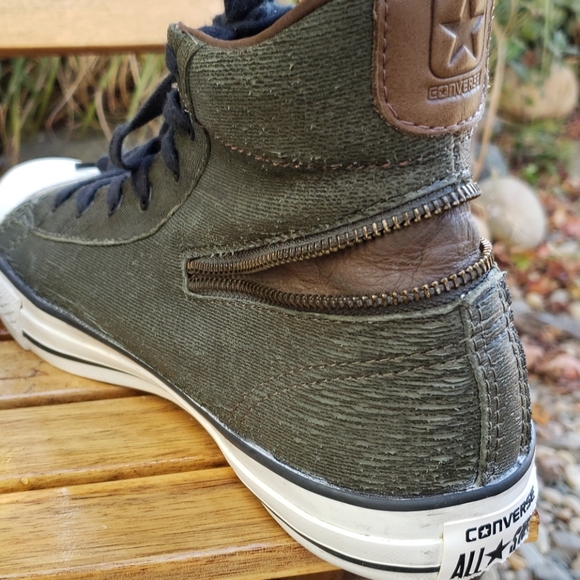 John Varvatos/Converse Hi-Top W/ Zipper Size 9 - Picture 7 of 15